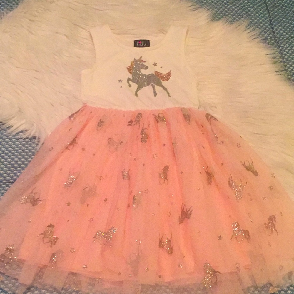Lilt Unicorn tu-tu style dress 5t